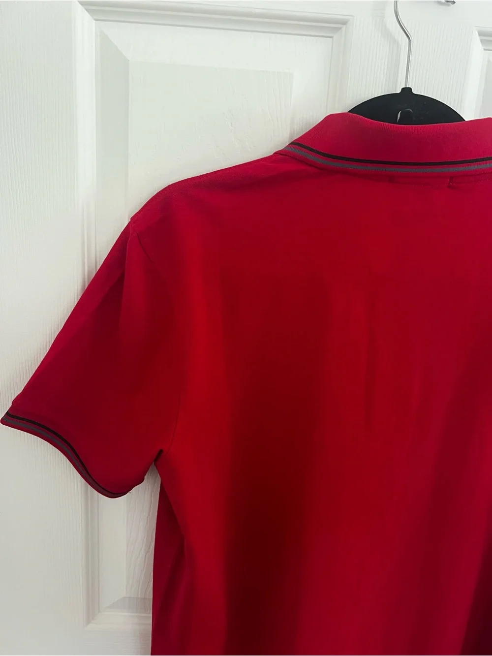 Ralph Lauren Red Polo with Contrast Trim